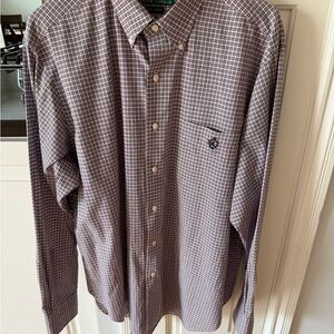 Ralph Lauren Brown Casual Button Down Shirt